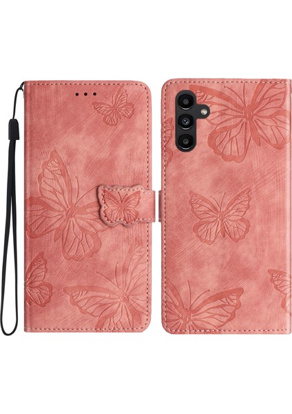 Samsung Galaxy A35 5g Flip Pu Deri Kelebekler Cüzdan Telefon Kılıfı (Yurt Dışından)