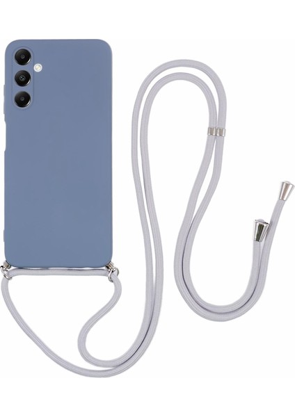 Samsung Galaxy A05S Için 4g Tpu Mikrofiber Astar Kalu Lanyard Lavender Telefon Kılıfı (Yurt Dışından)