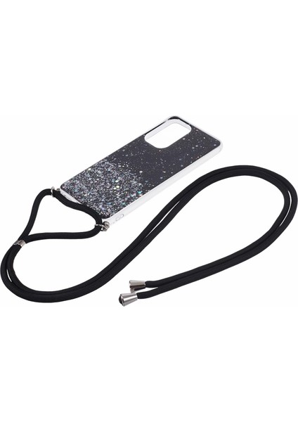 Samsung Galaxy A52 4g A52S 5g A52 5g Case Sparkle Epoxy Tpu Lanyard Telefon Kılıfı (Yurt Dışından)