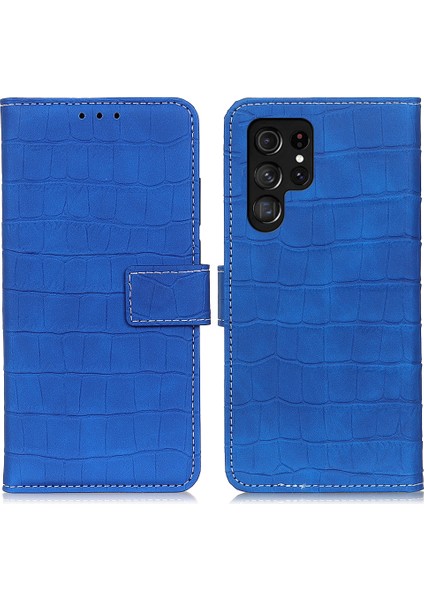 Samsung Galaxy S24 Ultra Case Timsah Doku Telefon Cüzdan Telefon Kılıfı (Yurt Dışından)