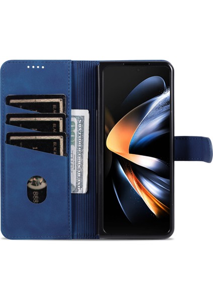 Samsung Galaxy Z Fold5 5g 5g Kasa Pu Deri Telefon Kılıfı (Yurt Dışından)