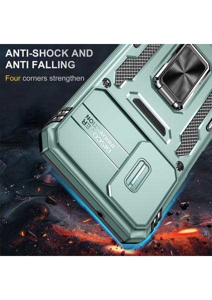 Samsung Galaxy A05S Için Zırh Serisi 4g Kasa Slayt Lens Kalkanı Pc+Tpu Anti Fall Telefon Kılıfı (Yurt Dışından) fiyatları