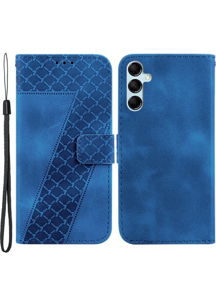 Samsung Galaxy Için M54 5g F54 5g 7 Şeklindeki Baskılı Basılı Düşme Önleyici Deri Cüzdan Standı Case Dark Telefon Kılıfı (Yurt Dışından)