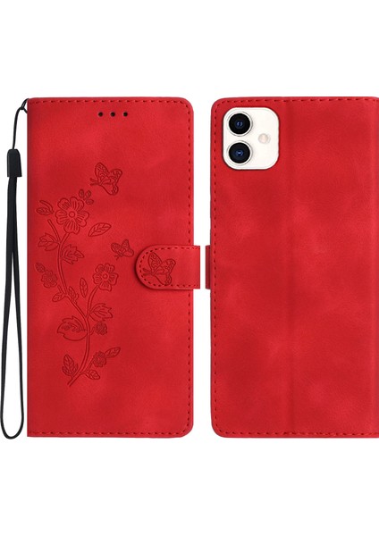Samsung Galaxy A05 Için 4g Case Anti Drop Baskılı Çiçek Manyetik Deri Cüzdan Cep Telefonu Telefon Kılıfı (Yurt Dışından)