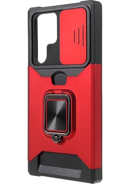 Samsung Galaxy S24 Ultra Pc+Tpu Kickstand Cover Kart Tutucu Redtelefon Kılıfı (Yurt Dışından) fiyatları