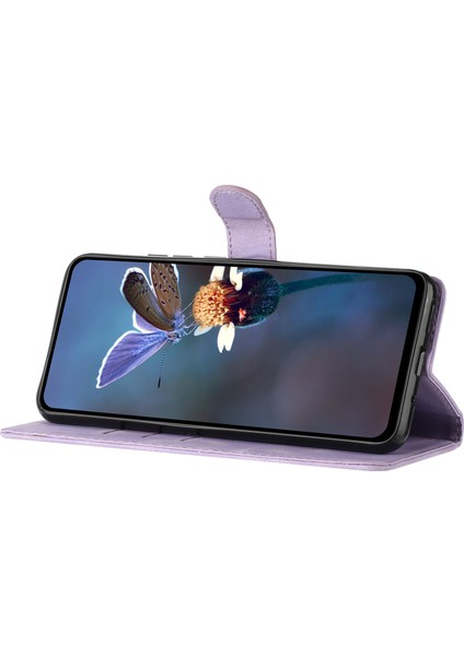 A05 Için 4g Case Anti Drop Baskılı Çiçek Manyetik Deri Cüzdan Cep Telefonu Telefon Kılıfı (Yurt Dışından)