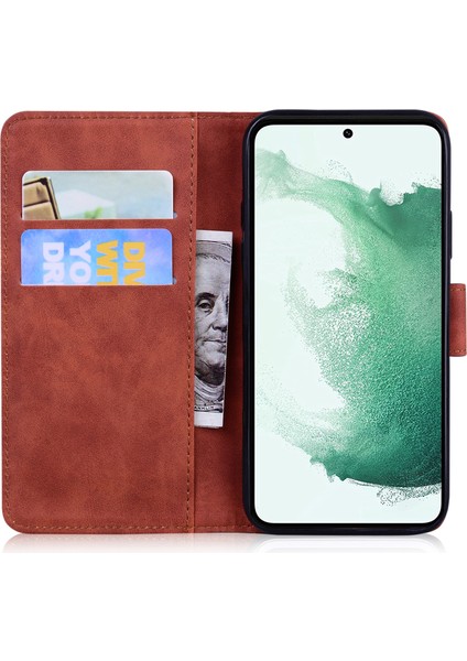 Samsung Galaxy Için M34 5g F34 5g Baskılı Kaplan Cüzdan Kapağı Slim Fit Pu Deri Stand Telefon Kılıfı (Yurt Dışından)