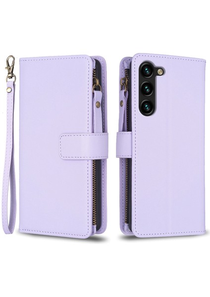 Samsung Galaxy S24+ Case Slim Pu Deri Stand Cüzdan Doğum Telefon Kılıfı (Yurt Dışından)