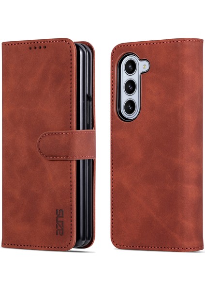 Samsung Galaxy Z Fold5 5g 5g Kasa Pu Deri Telefon Kılıfı (Yurt Dışından)