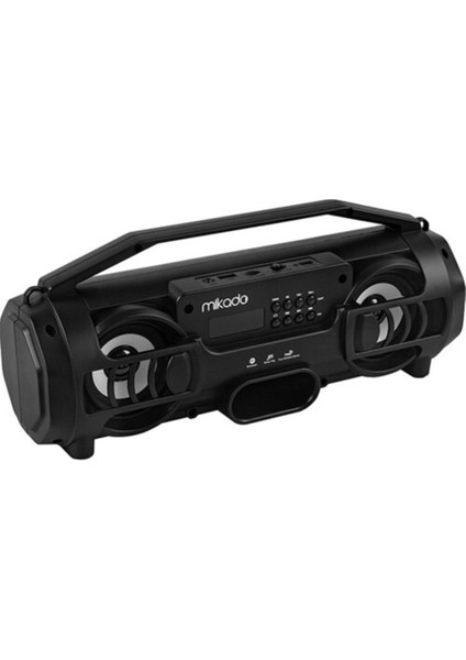 Siyah MD-BT38 Freestyle Siyah Işıklı Bt-Tf-Usb-Aux-Tws Kablosuz Mp3 Oynatıcı Hoparlör Ses Bombası 2 fırsatları