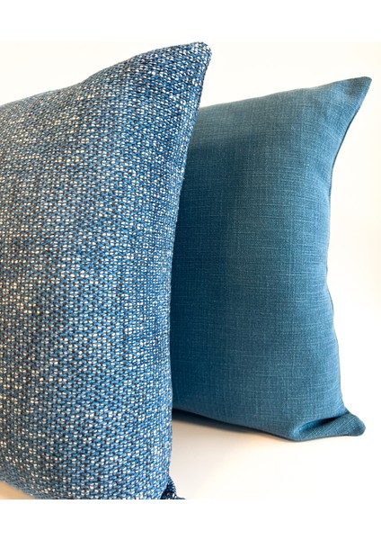 Mavi Desenli Kırlent Kılıfı indirimleri