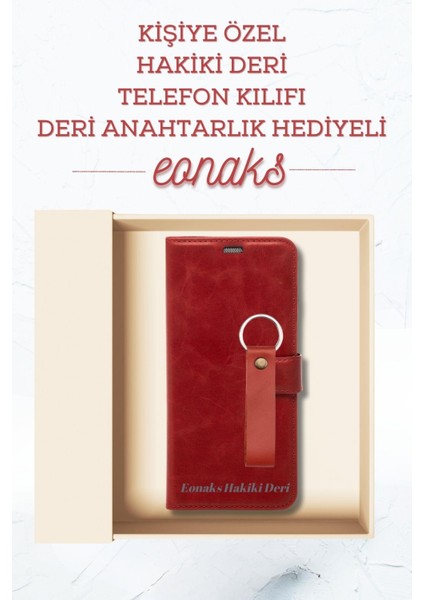 Kişiye Özel Hakiki Deri Cüzdanlı Kapaklı Kaliteli Lüks Gerçek Deri Telefon Cüzdan Kılıf | Deri Anahtalık Hediyeli