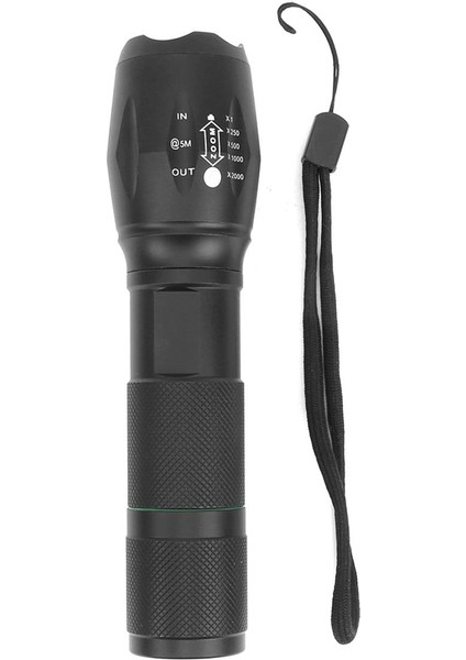 Teleskopik El Feneri Taşınabilir Su Geçirmez Aşınmaya Dayanıklı Hafif Sağlam (Yurt Dışından)