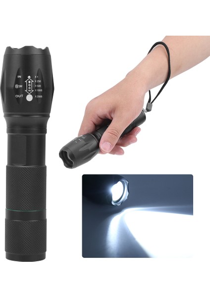 Teleskopik El Feneri Taşınabilir Su Geçirmez Aşınmaya Dayanıklı Hafif Sağlam (Yurt Dışından) modelleri