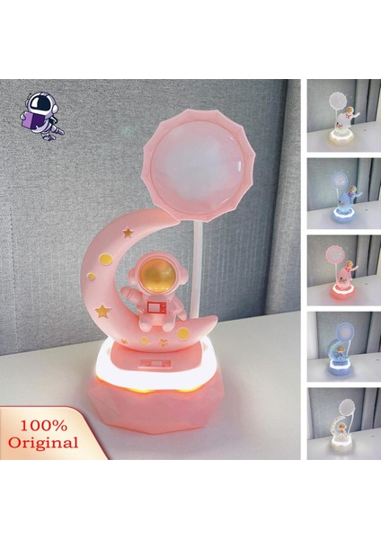 Grebest Başucu Lambası Şarj Edilebilir Göz Bakımlı LED Okuma Masası Lambası Masa Dekor (Yurt Dışından)