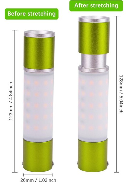 Kore Vıp USB Şarj Edilebilir Asılı El Feneri Taşınabilir Alüminyum Alaşımlı Su Geçirmez LED Torch Gece Lambası Açık Kamp Çadır Lambası (Yurt Dışından)