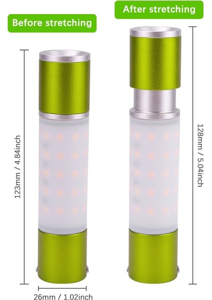Kore Vıp USB Şarj Edilebilir Asılı El Feneri Taşınabilir Alüminyum Alaşımlı Su Geçirmez LED Torch Gece Lambası Açık Kamp Çadır Lambası (Yurt Dışından)