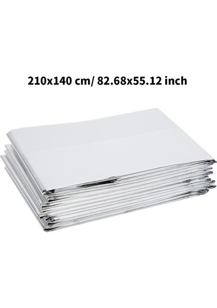 Acil Durum Çadırı 5 Adet Yüksek Dayanıklılık Yansıtıcı Hayatta Kalma Battaniyesi Su Geçirmez Açık Kamp Kurtarma Deprem Ilk Yardım Malzemeleri (Yurt Dışından)