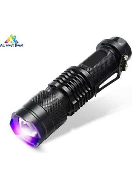 395NM LED Uv El Feneri Torch Işık Ultra Violet Işık Blacklight Uv Lambası Marker Checker Algılama Için (Yurt Dışından)