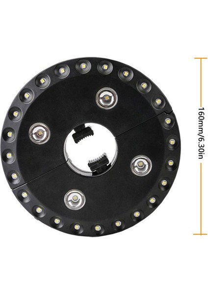 24 + 4led Şemsiye Lambası 200LM Ayrılabilir Açık Veranda Şemsiye Işığı (Yurt Dışından)