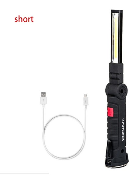 Cob LED Taktik El Feneri USB Şarj Edilebilir Torch Su Geçirmez Çalışma Işığı Manyetik Lanterna Gece Aydınlatma Için Asılı Lamba (Yurt Dışından) fırsatları