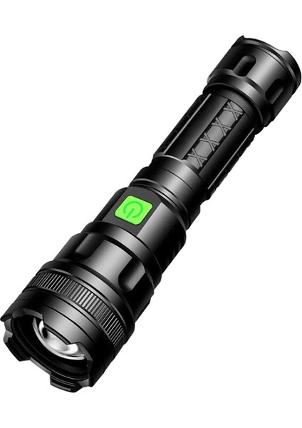 LED Güçlü Işık El Feneri Süper Parlak Uzun Menzilli Şarj Edilebilir Dış Mekan El Feneri M11-T6 (1X18650 Lityum Pil) (Yurt Dışından) fiyatları