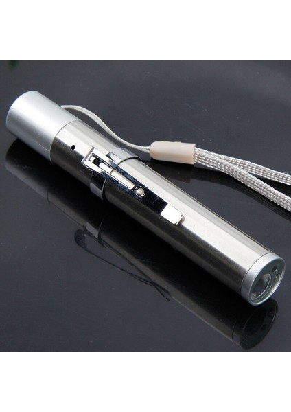 3in1 USB Şarj Edilebilir LED El Feneri Yüksek Kaliteli Güçlü Mini LED Torch Su Geçirmez Tasarım Penlight Metal Klipsli Asılı (Yurt Dışından)