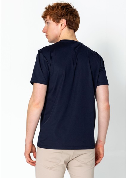 Erkek Fit Rahat Naylon Bisiklet Yaka Seyahatlik T-Shirt fırsatları