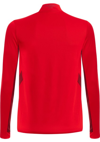 Kırmızı Yarım Fermuarlı Eşofman Üst Tc-0120 Umbro Deer Training Sweat Red - Erkek Kırmızı Sweat Yarım Fermuarlı Üst