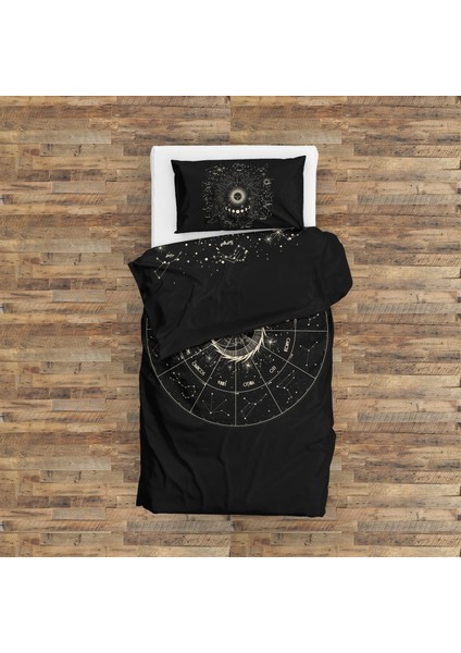 Zodiacs & 12 Ev Çift Taraflı Nevresim Takımı