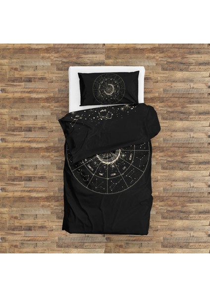 Zodiacs & 12 Ev Çift Taraflı Nevresim Takımı