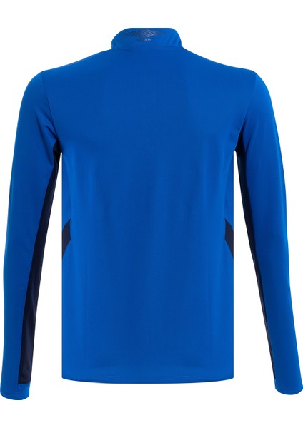 Saks Yarım Fermuarlı Eşofman Üst TC-0120 Umbro Deer Training Sweat Sax - Erkek Saks Sweat Yarım Fermuarlı Üst