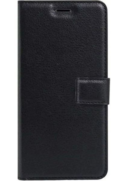 Xiaomi Redmi Note 13 Pro 4g Kılıf Delüx Cüzdan Kartvizitli Standlı Kopçalı Siyah