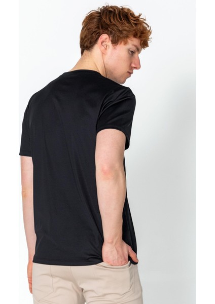 Erkek Fit Rahat Naylon Bisiklet Yaka Seyahatlik T-Shirt fırsatları