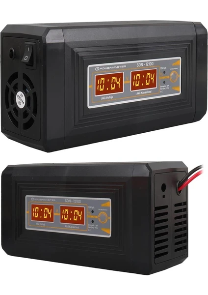 SON-1210D 12 Volt/ 24VOLT - 10 Amper Digital Ekranlı Akıllı Akü Şarj Cihazı