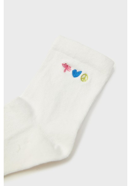 Kız Çocuk Beyaz Çorap fiyatları