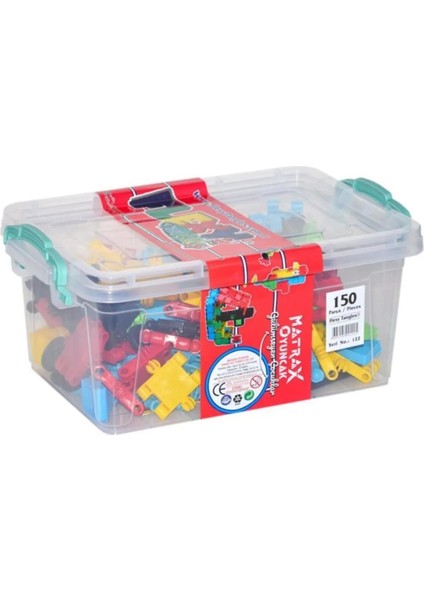 Çocuk Zeka Oyunu Flexy Tangles 150 Plastik Kutuda