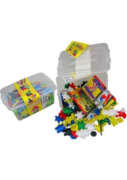 Çocuk Zeka Oyunu Flexy Tangles 150 Plastik Kutuda