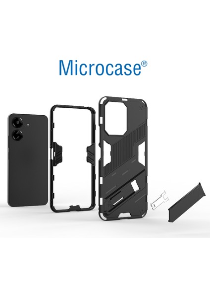 Xiaomi Redmi 13C 4g / Poco C65 Matrix Serisi Armor Standlı Perfect Koruma Kılıf - Siyah AL3416 fiyatları