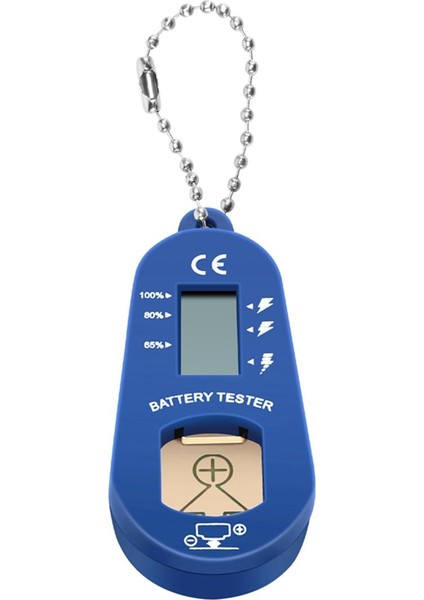 Düğme Pil Test Cihazı, Kalan Pil Gücünü Kontrol Etmek Için Anahtarlık Cep Taşınabilir ve Hafif Pil Test Cihazı (Yurt Dışından)