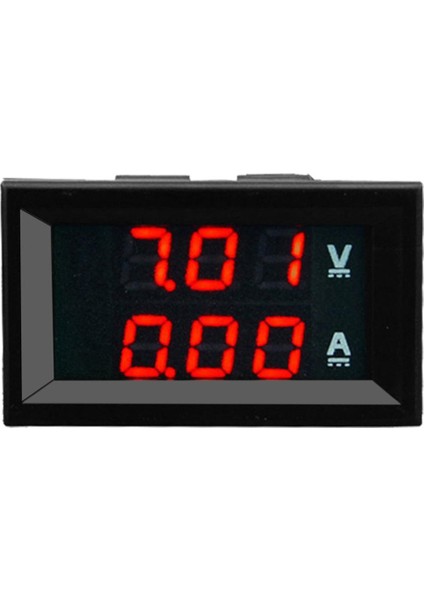 100V 10A Dc Dijital Voltmetre Ampermetre Mavi + Kırmızı LED Amp Volt Metre Ölçer (Yurt Dışından)