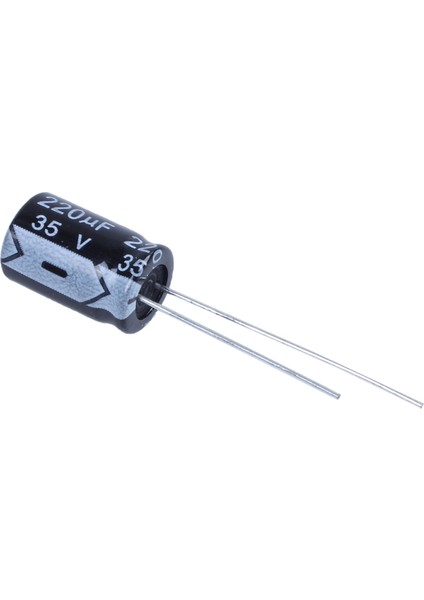 Bradoo- 30 Adet 105°C Radyal Elektrolitik Kondansatörler Siyah, 10 Adet 220UF 35V 8X12MM ve 20 Adet 1000UF 25V 10X17MM (Yurt Dışından)