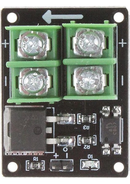 Alçak Kontrol Yüksek Gerilim 12V 24V 36V Switch Mosfet Modül Aksesuarları - Siyah-Yeşil (Yurt Dışından)