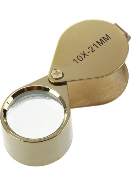 10X Büyüteç Büyüteç Cam Kuyumcular Göz Katlanabilir Takı Döngü Büyüteç (Aurumen) (Yurt Dışından)