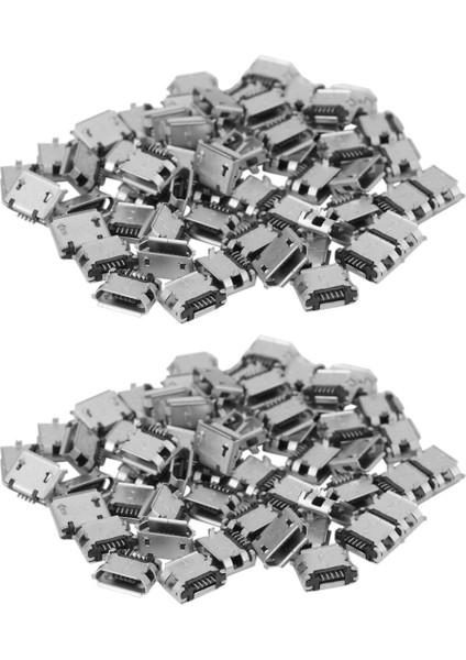 120 Adet Mikro USB Tip B Dişi 5 Pin Smt Yerleştirme Smd Dıp Soket Konnektör (Yurt Dışından)