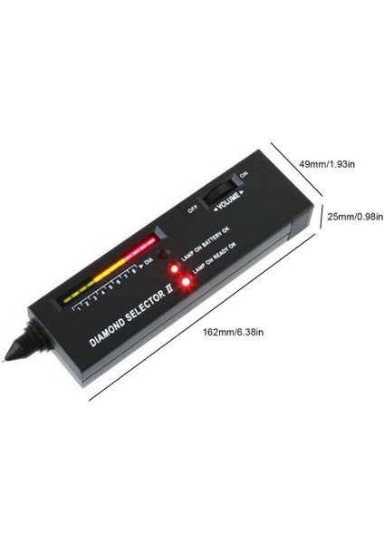 Elmas Taşlar Test Cihazı Kalem Taşınabilir Elmas Seçici Aracı LED Göstergesi (Yurt Dışından) modelleri
