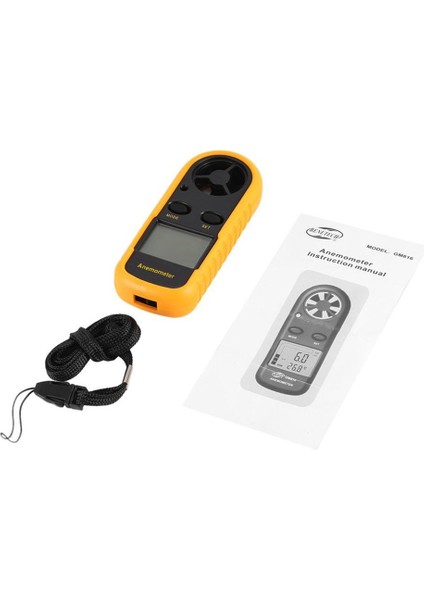 Benetech GM816 Dijital Anemometre Termometre Rüzgar Hızı Ölçer Hava Akış Ölçer - Turuncu ve Siyah (Yurt Dışından) fiyatları