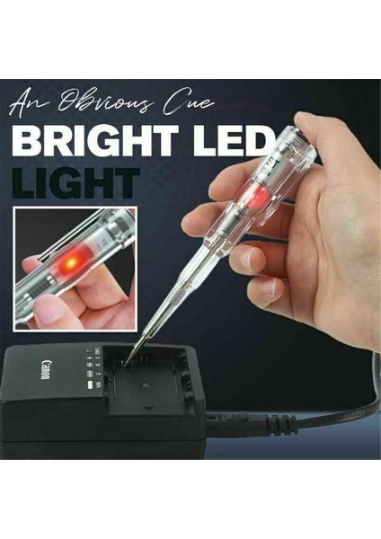 【ayak Kanepe】 Etkoo 70-250V Elektrik Test Cihazı Kalemi Su Geçirmez Kaynaklı Gerilim Duyarlı Test Cihazı Tornavida Aracı W/prob Gösterge Işığı Test Kalemi (Yurt Dışından)