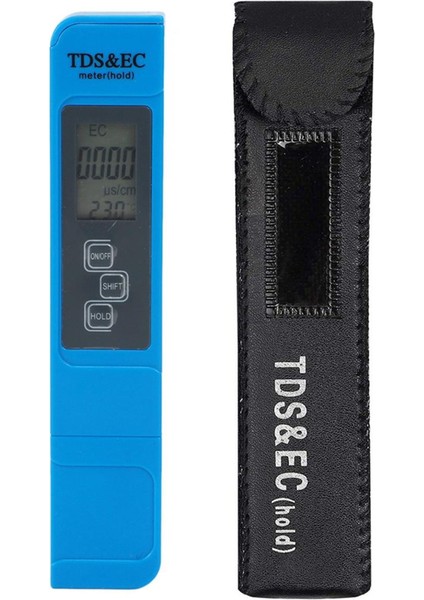 Tds Ec Metre Sıcaklık Test Cihazı Kalem 3'ü 1 Arada Fonksiyon Iletkenlik Su Kalitesi Ölçüm Aracı Tds Ec Test Cihazı 0-9990 Ppm 15% (Yurt Dışından)