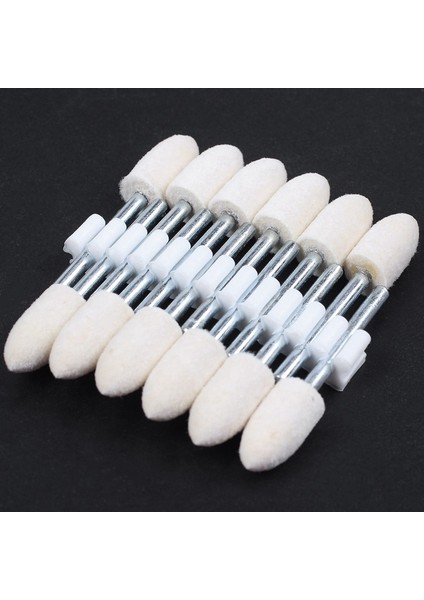 12 Adet Parlatma Parlatma Aracı 25 Adet Set ile 1/8 Inç Keçe Parlatma Parlatma Noktaları Monte Taklit Yün (Yurt Dışından)